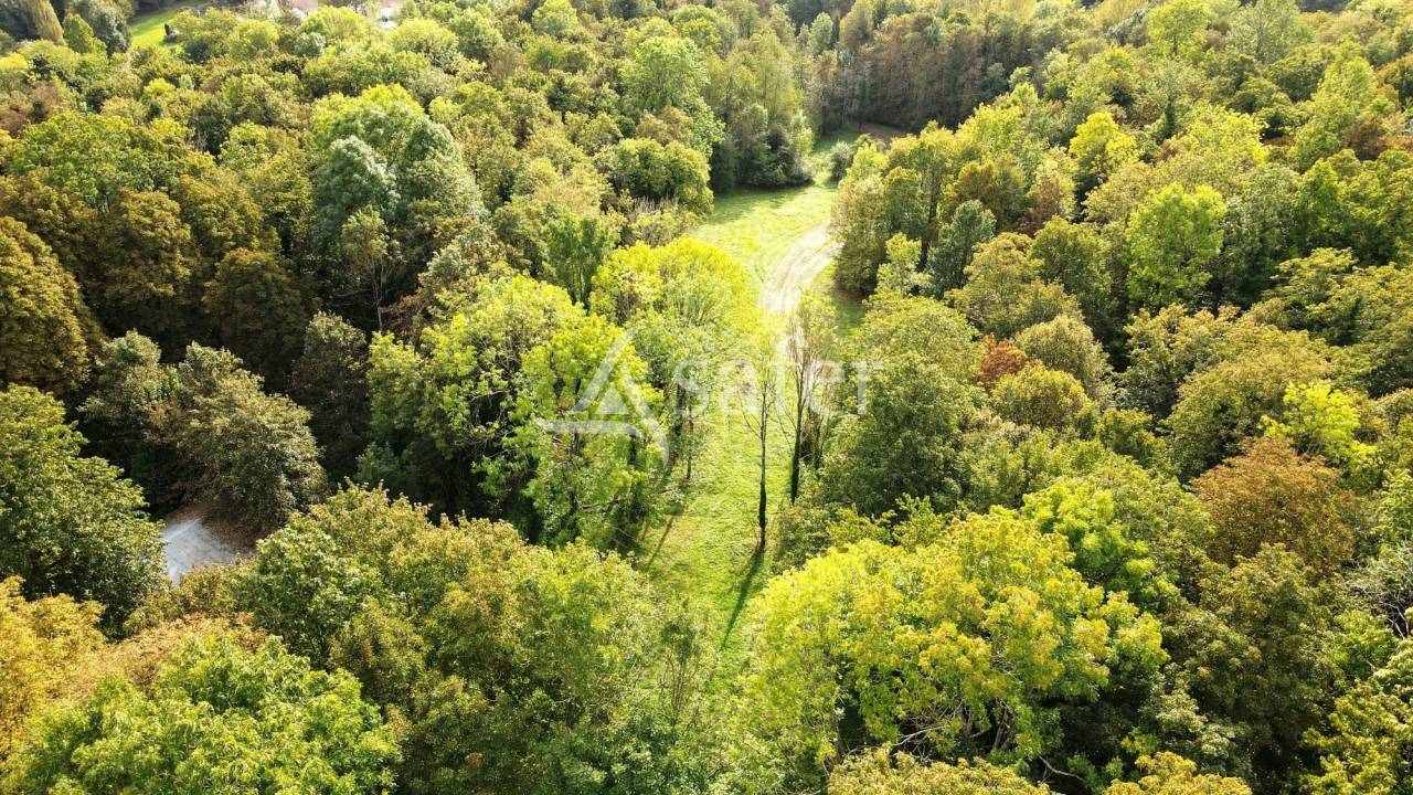 Propriété Bâti entourée d'un parc arborée clos