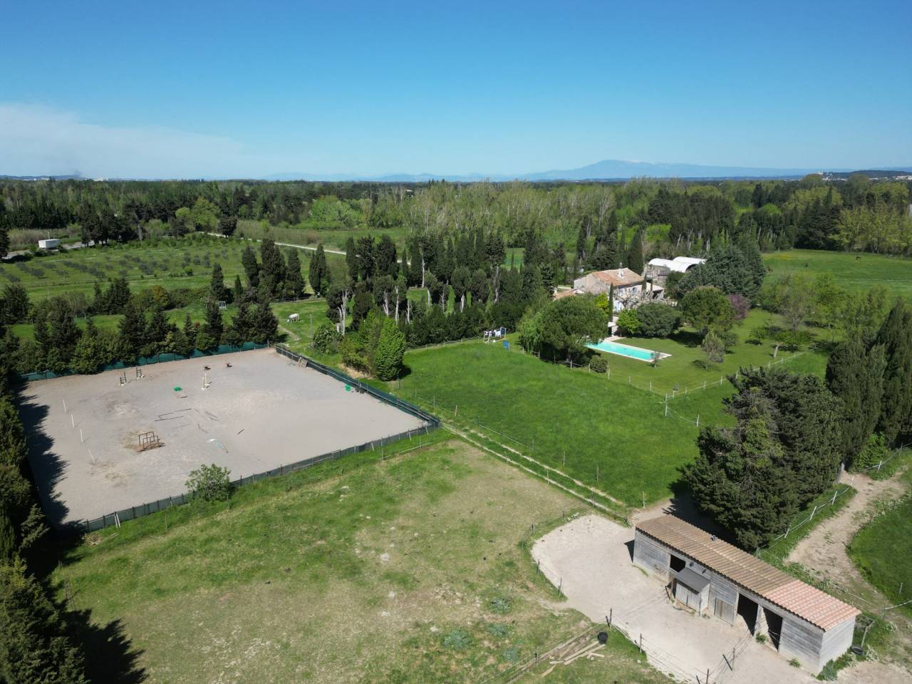 Magnifique propriété équestre avec mas sur 5 hectares
