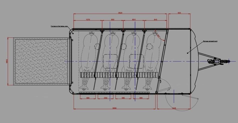 Van 2 - 3 chevaux homecar 3t5