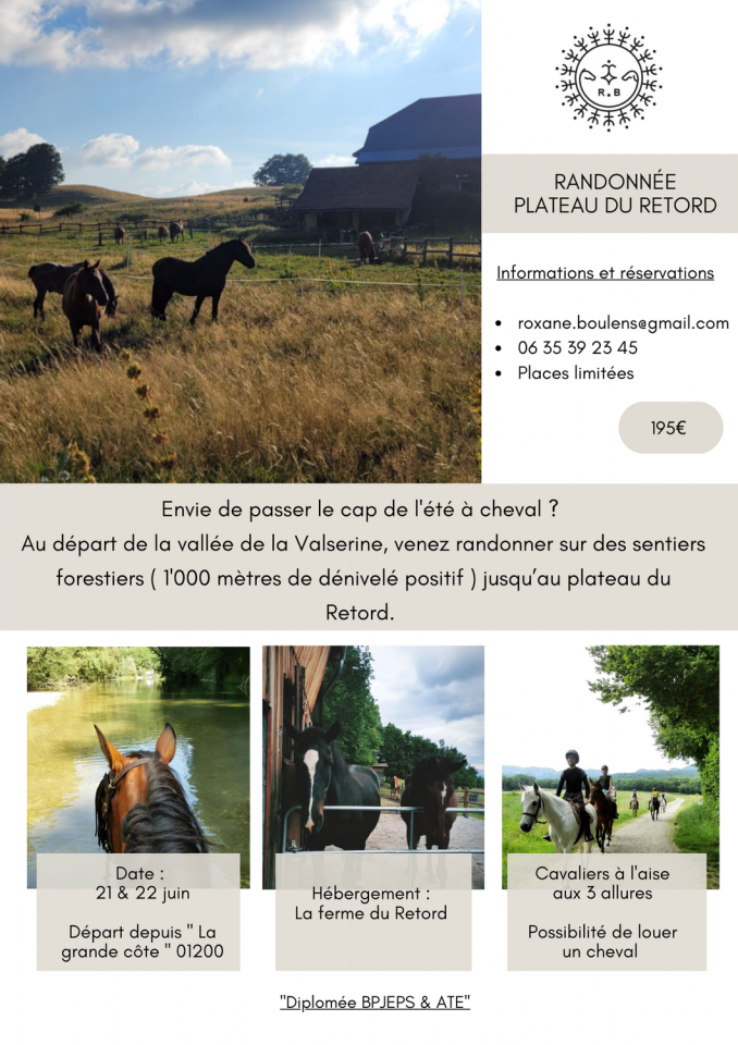 Magnifique randonn&eacute;e sur le plateau du Retord 01200