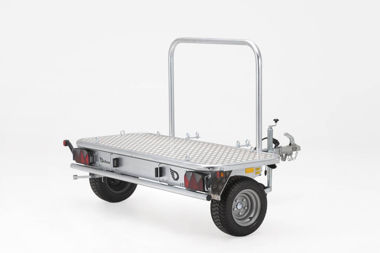 REMORQUE PORTE MOTO TRANSVERSALE - DEBON - NEUVE