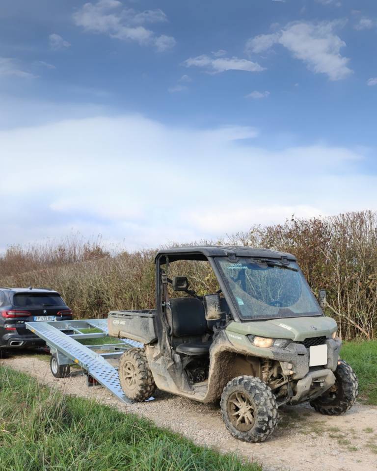 REMORQUE PORTE VOITURE - DEBON - NEUVE