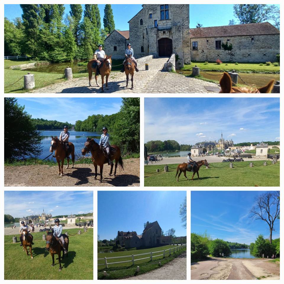 A cheval en forêt de Chantilly-Ermenonville
