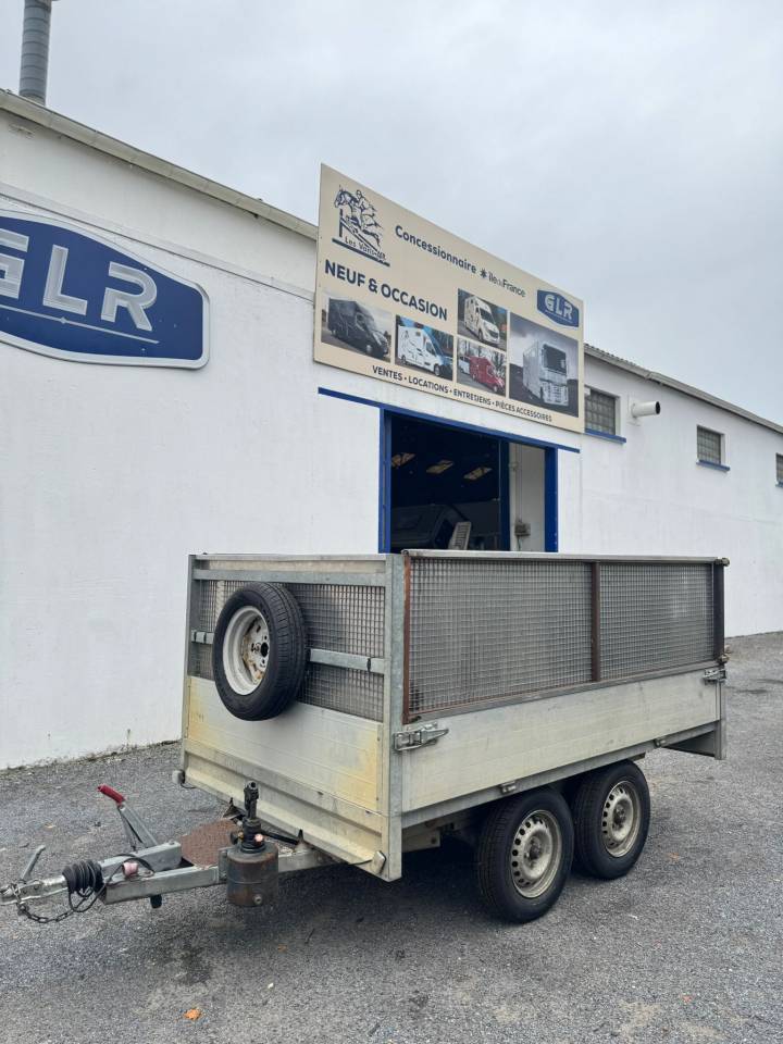 Remorque DEFICO –  250x150x92 – PTAC 975kg – Basculante