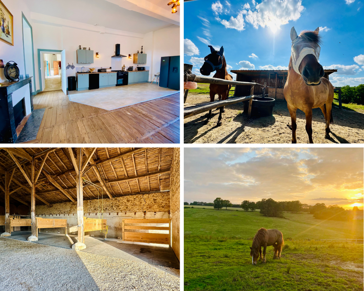 Gîte Équestre - 6 Chambres - Piscine & Bain Nordique
