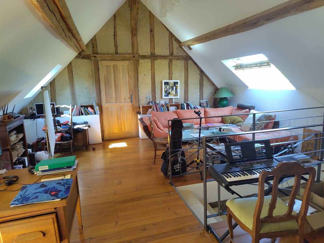 Corps de ferme en forêt de Bercé, parfait pour cavalier