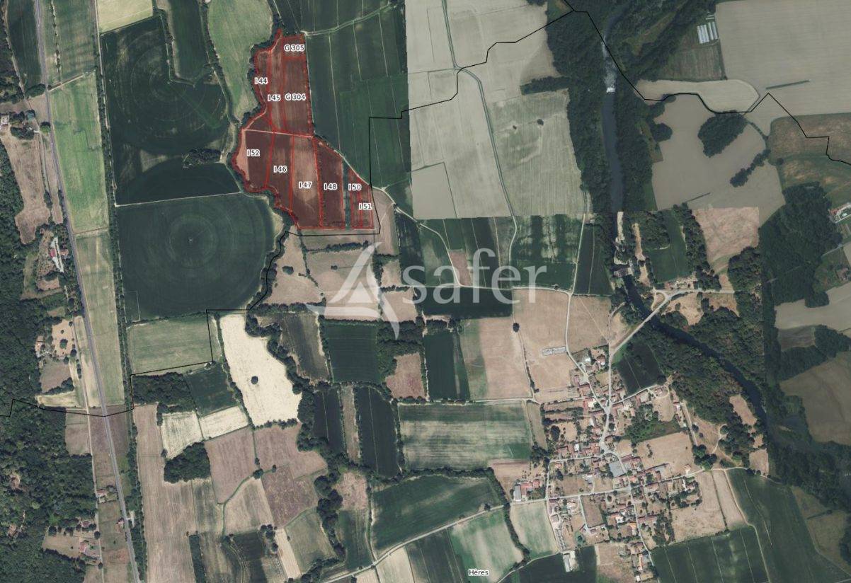 11 ha de foncier Irrigable Castelnau-Rivière-Basse