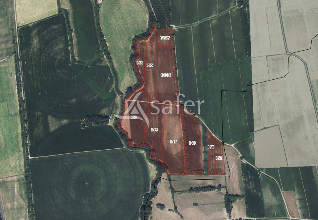 11 ha de foncier Irrigable Castelnau-Rivière-Basse