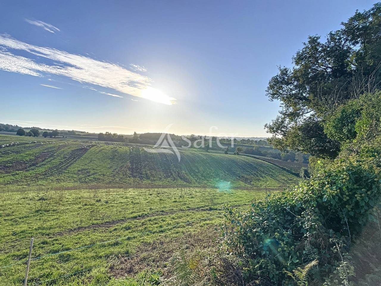 Maison de charme au coeur du bocage vallonn&eacute;, avec vue imprenab