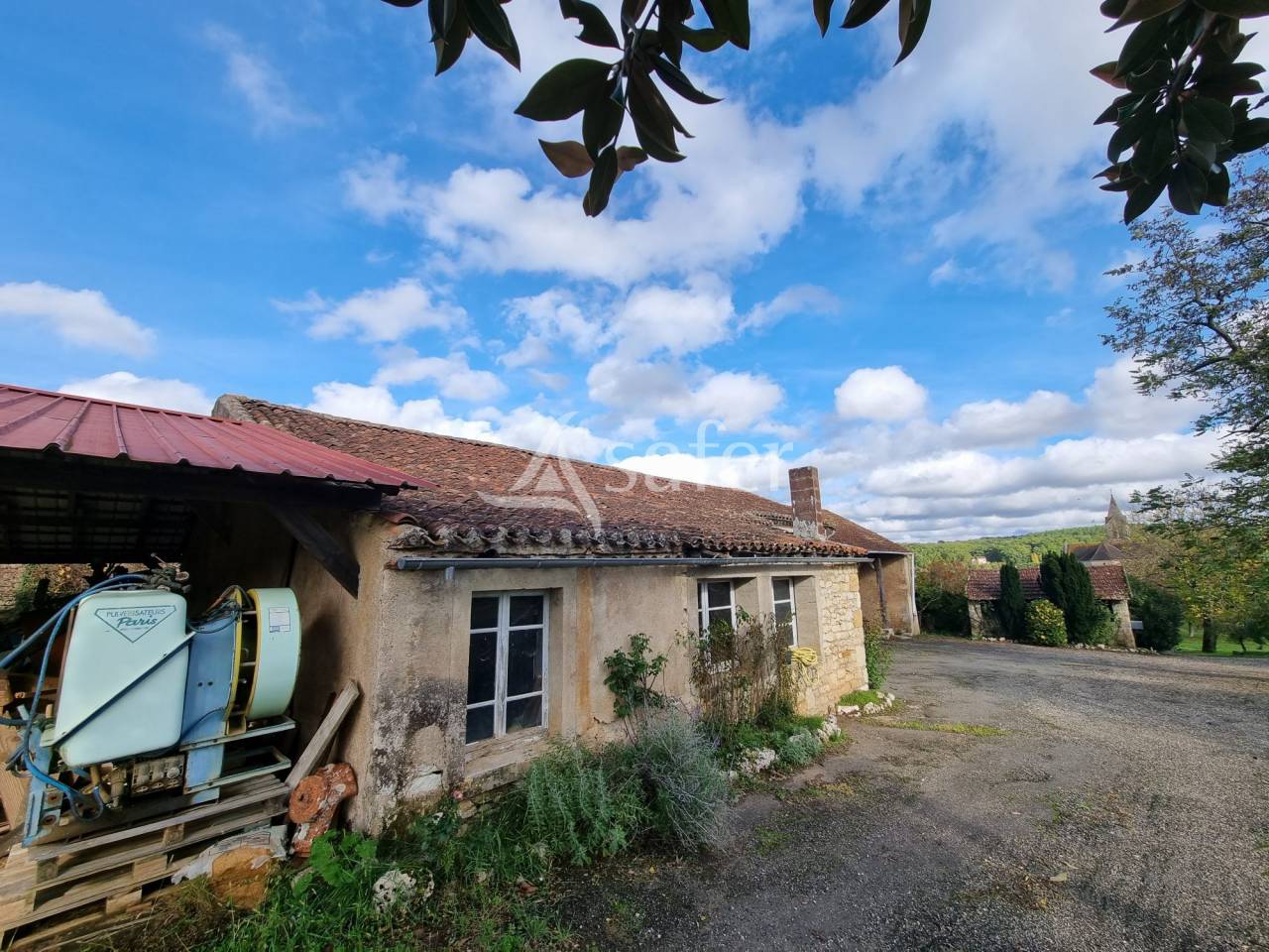 Propri&eacute;t&eacute; dans la Vall&eacute;e du Lot, en zone AOC Cahors