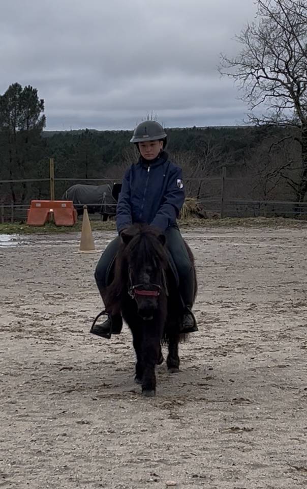 Nignonne d&rsquo;Alix 3 ans  future ponette de sport