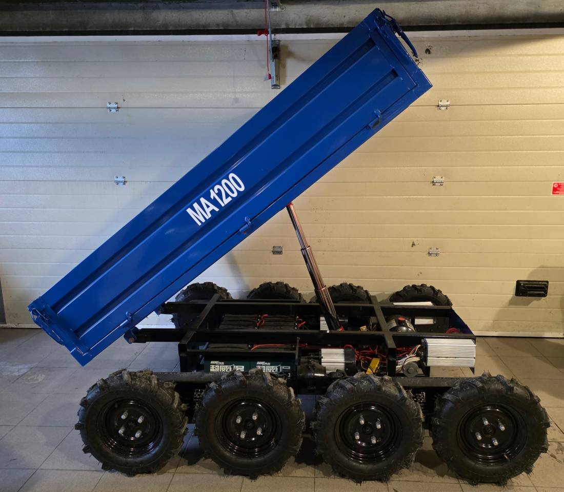 Dumper basculant 1000 kgs Electrique 