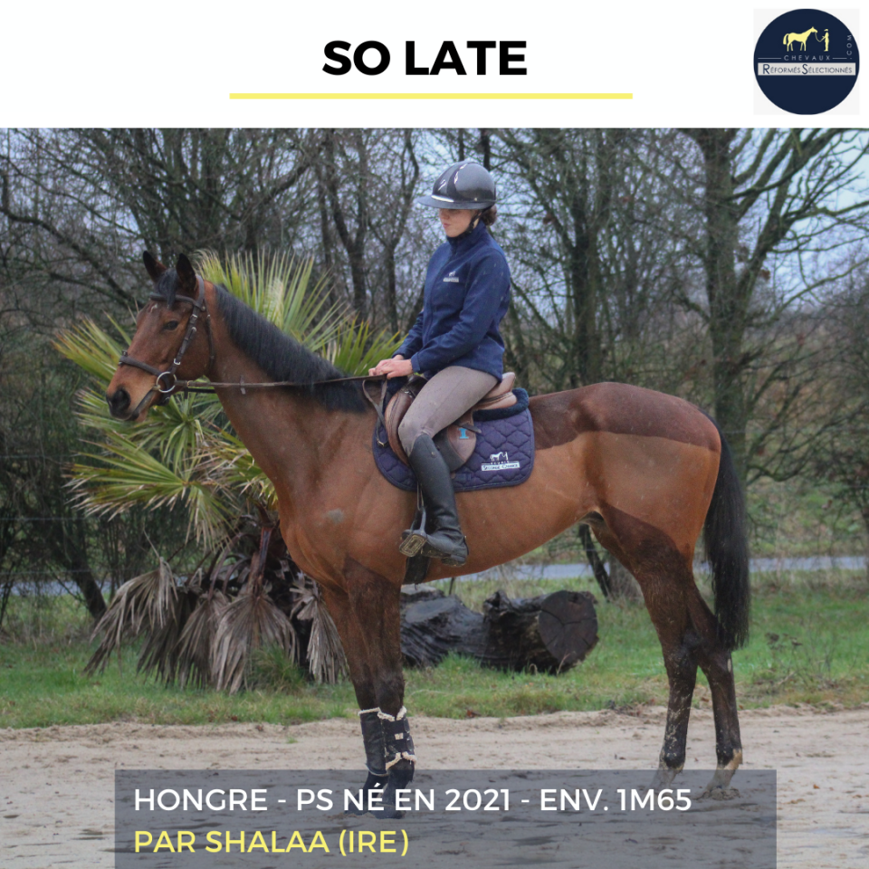 SO LATE - PS - 5 ANS