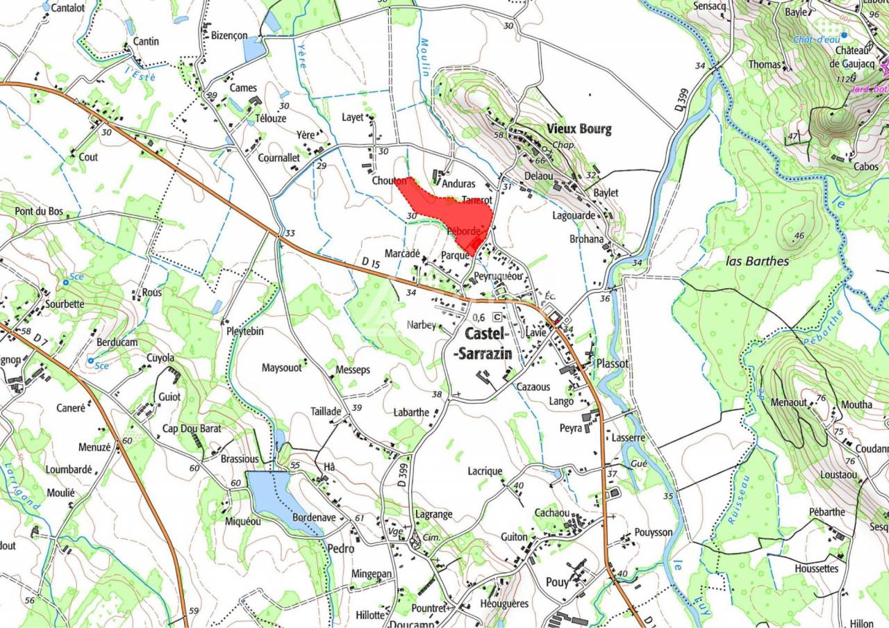 Propri&eacute;t&eacute; rurale avec maison et 8 hectares  fort potentiel