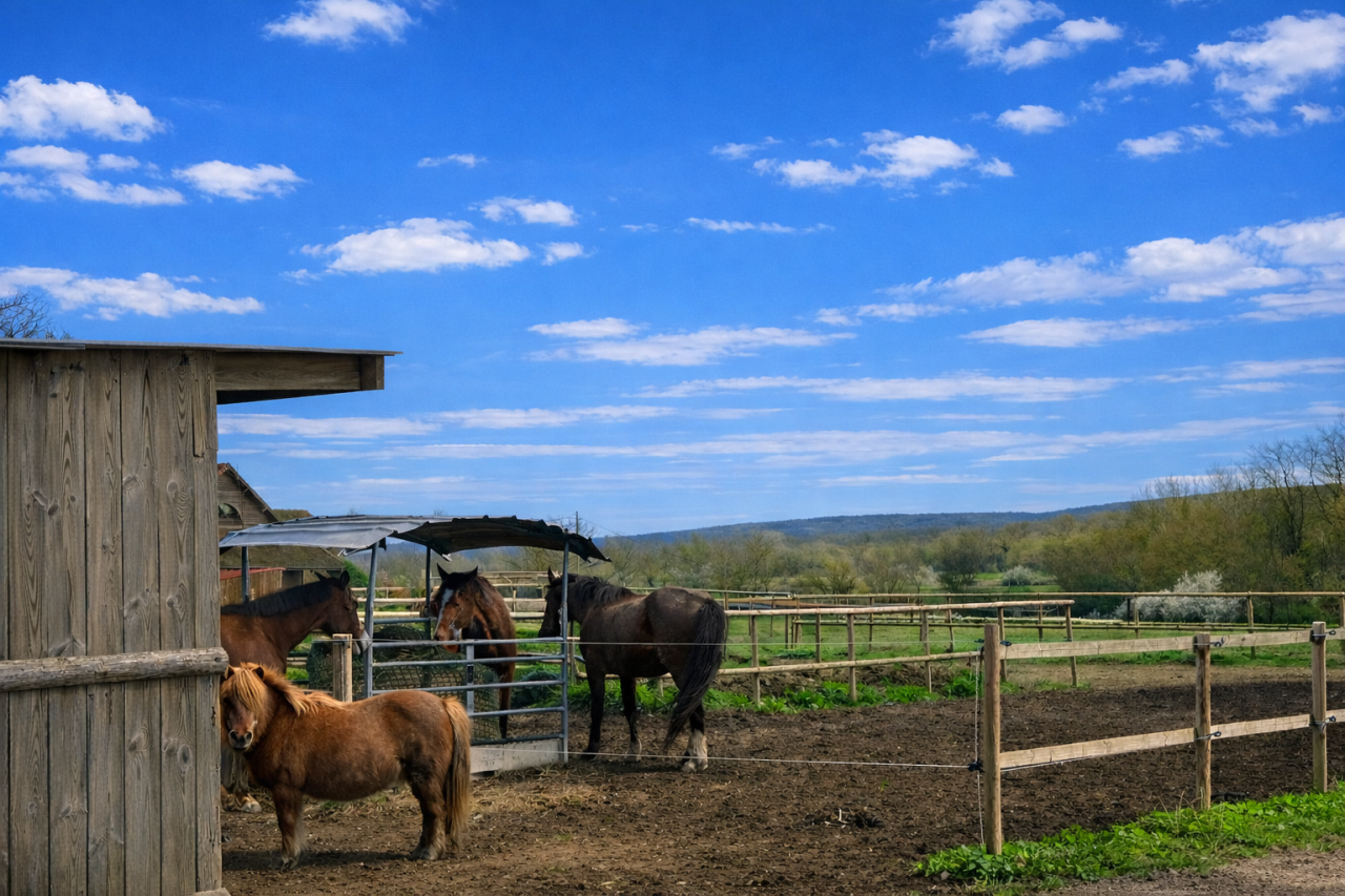 Propri&eacute;t&eacute; &eacute;questre cl&eacute; en main en Bourgogne du Sud