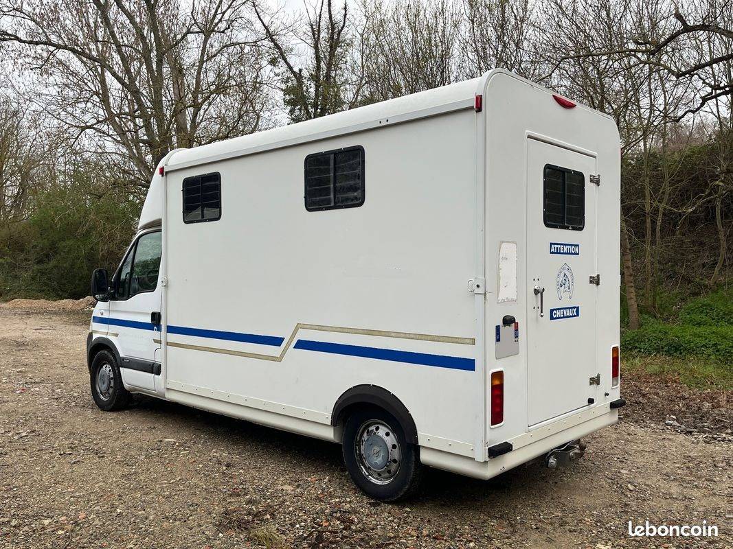 Camion chevaux FAUTRAS &ndash; OPEL MOVANO&ndash; 2008 &ndash; 172 000 Km