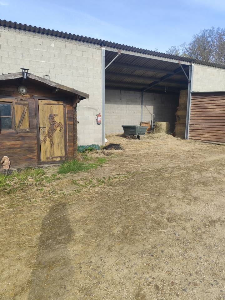 Vend petite structure &eacute;questre avec habitation 