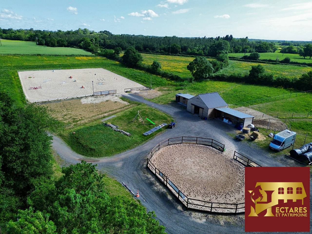 Maison 97 m2, 4,5 hectares